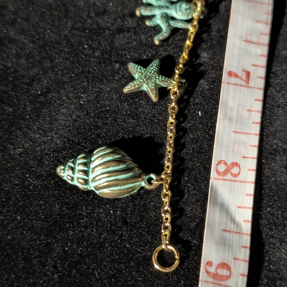 2 PC set! Bracelet/ Anklet 8.75 Inch & Earring Set Crabs - Picture 2 of 10